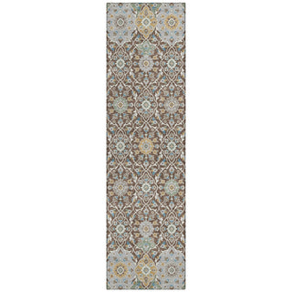 Piper Looms Chantille Panel ACN2199 Chocolate Machine Washable Area Rug Runner Main Image