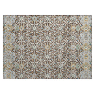 Piper Looms Chantille Panel ACN2199 Chocolate Machine Washable Area Rug Scatter Main Image