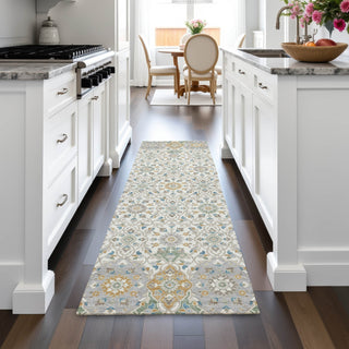Piper Looms Chantille Panel ACN2199 Ivory Machine Washable Area Rug Runner Lifestyle Image Feature