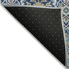 Piper Looms Chantille Panel ACN2199 Navy Machine Washable Area Rug Backing Image