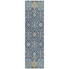 Piper Looms Chantille Panel ACN2199 Navy Machine Washable Area Rug Runner Main Image
