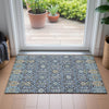 Piper Looms Chantille Panel ACN2199 Navy Machine Washable Area Rug Scatter Lifestyle Image Feature