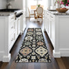 Piper Looms Chantille Bohemian ACN2200 Black Machine Washable Area Rug Runner Lifestyle Image Feature