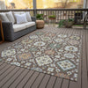 Piper Looms Chantille Bohemian ACN2200 Chocolate Machine Washable Area Rug Outdoor Lifestyle Image Feature