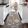 Piper Looms Chantille Bohemian ACN2200 Chocolate Machine Washable Area Rug Runner Lifestyle Image Feature