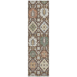 Piper Looms Chantille Bohemian ACN2200 Chocolate Machine Washable Area Rug Runner Main Image