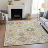 Piper Looms Chantille Bohemian ACN2200 Gold Machine Washable Area Rug Lifestyle Image Feature