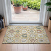 Piper Looms Chantille Bohemian ACN2200 Gold Machine Washable Area Rug Scatter Lifestyle Image Feature