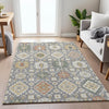 Piper Looms Chantille Bohemian ACN2200 Gray Machine Washable Area Rug Lifestyle Image Feature