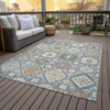 Piper Looms Chantille Bohemian ACN2200 Gray Machine Washable Area Rug Outdoor Lifestyle Image Feature