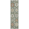 Piper Looms Chantille Bohemian ACN2200 Green Machine Washable Area Rug Runner Main Image