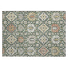 Piper Looms Chantille Bohemian ACN2200 Green Machine Washable Area Rug Scatter Main Image