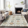Piper Looms Chantille Bohemian ACN2200 Ivory Machine Washable Area Rug Lifestyle Image Feature
