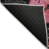 Piper Looms Chantille Animal ACN2201 Black Machine Washable Area Rug Backing Image