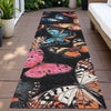 Piper Looms Chantille Animal ACN2201 Black Machine Washable Area Rug Runner Outdoor Lifestyle Image Feature
