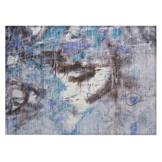 Piper Looms Chantille Abstract ACN2202 Lavender Machine Washable Area Rug Scatter Main Image