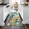 Piper Looms Chantille Abstract ACN2202 Sage Machine Washable Area Rug Runner Lifestyle Image Feature