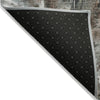 Piper Looms Chantille Abstract ACN2202 Taupe Machine Washable Area Rug Backing Image