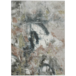 Piper Looms Chantille Abstract ACN2202 Taupe Machine Washable Area Rug main image