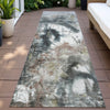 Piper Looms Chantille Abstract ACN2202 Taupe Machine Washable Area Rug Runner Outdoor Lifestyle Image Feature