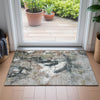 Piper Looms Chantille Abstract ACN2202 Taupe Machine Washable Area Rug Scatter Lifestyle Image Feature