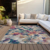 Piper Looms Chantille Abstract ACN2203 Putty Machine Washable Area Rug Outdoor Lifestyle Image Feature