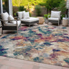 Piper Looms Chantille Abstract ACN2203 Putty Machine Washable Area Rug Outdoor Lifestyle Image Feature