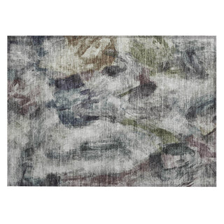 Piper Looms Chantille Abstract ACN2204 Gray Machine Washable Area Rug Scatter Main Image