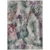 Piper Looms Chantille Abstract ACN2204 Green Machine Washable Area Rug main image