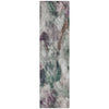 Piper Looms Chantille Abstract ACN2204 Green Machine Washable Area Rug Runner Main Image