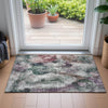 Piper Looms Chantille Abstract ACN2204 Green Machine Washable Area Rug Scatter Lifestyle Image Feature