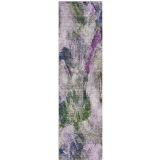 Piper Looms Chantille Abstract ACN2204 Lavender Machine Washable Area Rug Runner Main Image