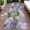 Piper Looms Chantille Abstract ACN2204 Lavender Machine Washable Area Rug Runner Outdoor Lifestyle Image Feature