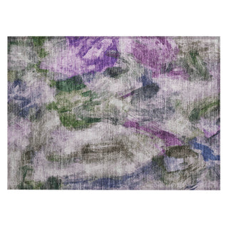Piper Looms Chantille Abstract ACN2204 Lavender Machine Washable Area Rug Scatter Main Image