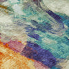 Piper Looms Chantille Abstract ACN2204 Sage Machine Washable Area Rug Swatch Image