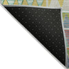 Piper Looms Chantille Geometric ACN2205 Beige Machine Washable Area Rug Backing Image