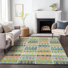 Piper Looms Chantille Geometric ACN2205 Beige Machine Washable Area Rug Lifestyle Image Feature