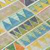 Piper Looms Chantille Geometric ACN2205 Beige Machine Washable Area Rug Swatch Image