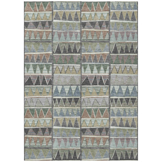 Piper Looms Chantille Geometric ACN2205 Gray Machine Washable Area Rug main image