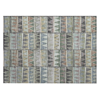 Piper Looms Chantille Geometric ACN2205 Gray Machine Washable Area Rug Scatter Main Image
