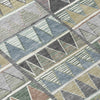 Piper Looms Chantille Geometric ACN2205 Gray Machine Washable Area Rug Swatch Image