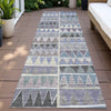 Piper Looms Chantille Geometric ACN2205 Lavender Machine Washable Area Rug Runner Outdoor Lifestyle Image Feature