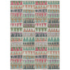 Piper Looms Chantille Geometric ACN2205 Salmon Machine Washable Area Rug main image