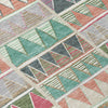 Piper Looms Chantille Geometric ACN2205 Salmon Machine Washable Area Rug Swatch Image