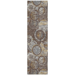 Piper Looms Chantille Geometric ACN2206 Fudge Machine Washable Area Rug Runner Main Image
