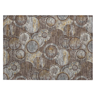 Piper Looms Chantille Geometric ACN2206 Fudge Machine Washable Area Rug Scatter Main Image