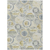 Piper Looms Chantille Geometric ACN2206 Ivory Machine Washable Area Rug main image