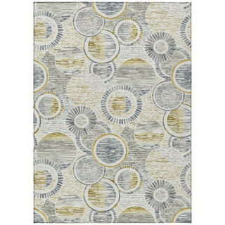 Piper Looms Chantille Geometric ACN2206 Ivory Machine Washable Area Rug main image