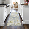 Piper Looms Chantille Geometric ACN2206 Ivory Machine Washable Area Rug Runner Lifestyle Image Feature