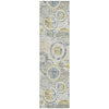 Piper Looms Chantille Geometric ACN2206 Ivory Machine Washable Area Rug Runner Main Image